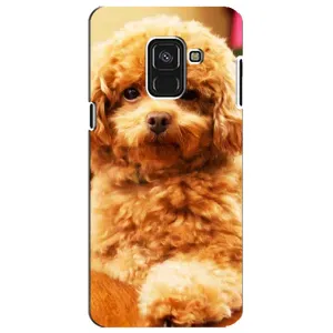 Чехлы с собаками для Samsung A8 Plus,  A730F (VPrint) (Щенок Бишон)