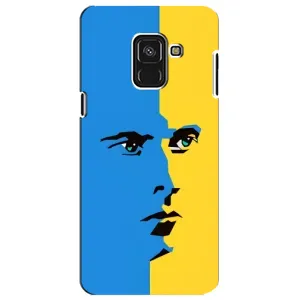 Украинские Чехлы для Samsung A8 Plus,  A730F с картинкой УПА (AlphaPrint) (Степан Бандера)