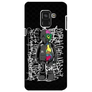 Чехлы для Samsung A8 Plus, A730F - Bearbrick Louis Vuitton (PREMIUMPrint) (Стиль Bearbrick)