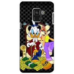 Чехлы для Samsung A8 Plus, A730F - Скрудж МакДак Louis Vuitton (PREMIUMPrint) (Стильная Утка)