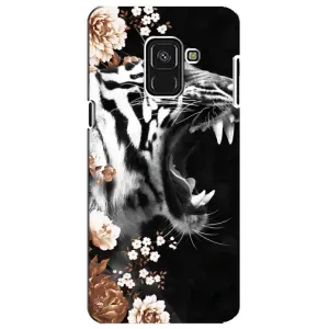 Чехлы с картинками животных Samsung A8 Plus, A730F (Стильный ТИГР)
