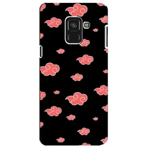Чехлы Персонажи Аниме Наруто для Samsung A8 Plus,  A730F (AlphaPrint) (Тучки Аниме)