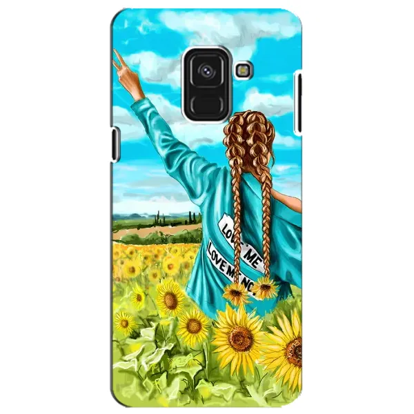 Чехол с принтом «Украиночка» для Samsung Galaxy A8 Plus 2018 (A730F)