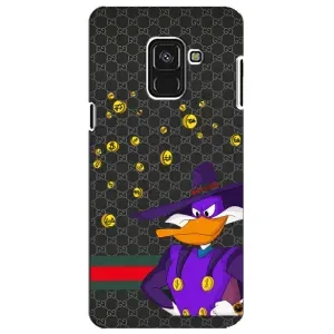 Брендновые Чехлы для Samsung A8 Plus, A730F - (PREMIUMPrint) (Утка Гуччи)