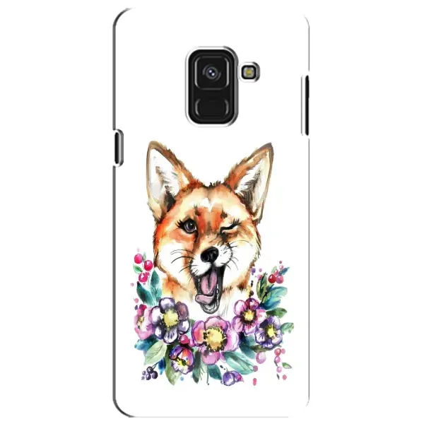 Чехол с принтом «Веселая лисичка» для Samsung Galaxy A8 Plus 2018 (A730F) Чехол с принтом «Веселая лисичка» для Samsung Galaxy A8 Plus 2018 (A730F)