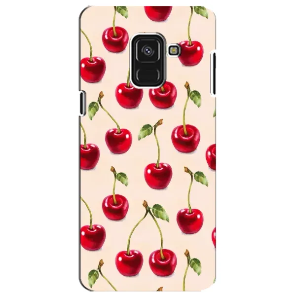 Чехол с принтом «Вишня» для Samsung Galaxy A8 Plus 2018 (A730F)
