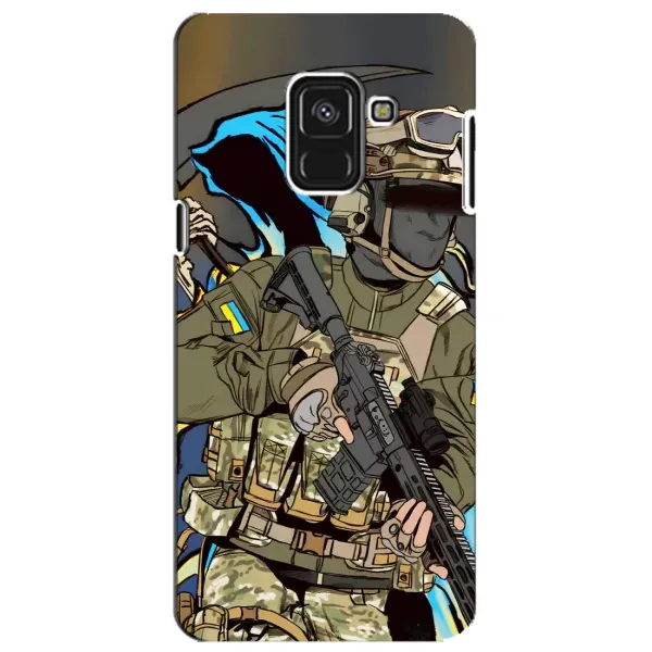 Чехол с принтом «Воин ВСУ» для Samsung Galaxy A8 Plus 2018 (A730F)
