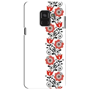 Чехол для Патриота Украины Samsung A8 Plus,  A730F - (AlphaPrint) (Яркая вишиванка)