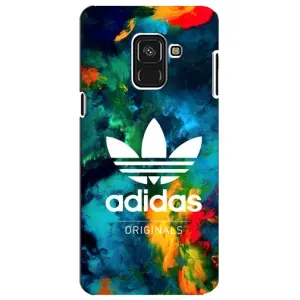 Чехлы Адидас для Samsung A8 Plus,  A730F (AlphaPrint)