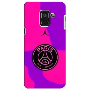 Чехлы PSG для Samsung A8 Plus,  A730F (AlphaPrint) (яркий ПСЖ)