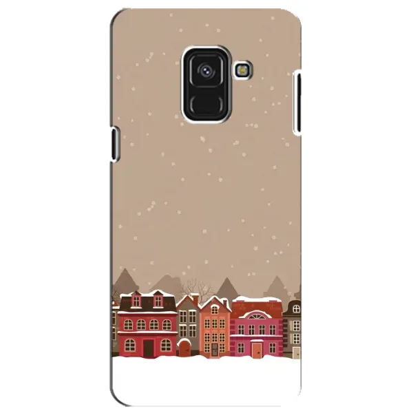 Чехол с принтом «Зимний город» для Samsung Galaxy A8 Plus 2018 (A730F)