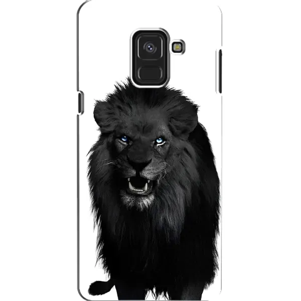 Чехол с принтом «Черный ЛЕВ» для Samsung Galaxy A8 2018 (A530F)