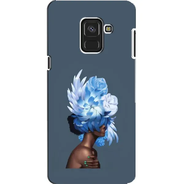 Чехол с принтом «Цветы на голове» для Samsung Galaxy A8 2018 (A530F)