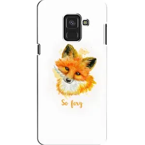 Чохли з картинкою Лисичка для Samsung A8, A8 2018, A530F (VPrint) (Дівчинка Лиса)