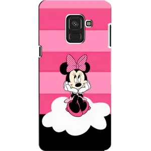 Эксклюзивный чехол для Samsung A8, A8 2018, A530F (AlphaPrint - Мультяшные) (Девочка Maus)