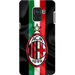 Чехлы для Samsung A8, A8 2018, A530F (VPrint) - Футбольные клубы (ФК Милан)