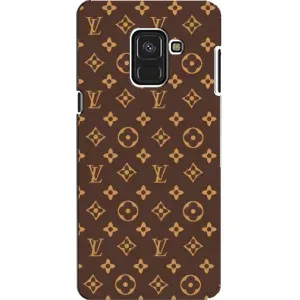 Чехлы Луи Витон для Samsung A8, A8 2018, A530F (AlphaPrint - LOUIS VUITTON) (фон LOUIS VUITTON)