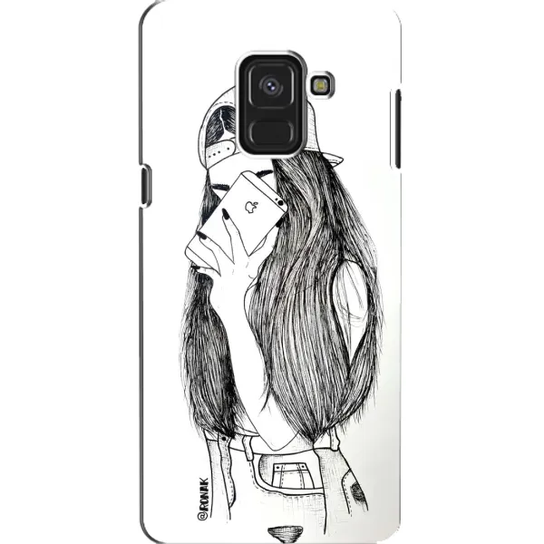 Чехол с принтом «Фото девочки» для Samsung Galaxy A8 2018 (A530F)