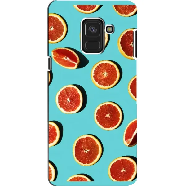 Чехол с принтом «Грейпфрут» для Samsung Galaxy A8 2018 (A530F)