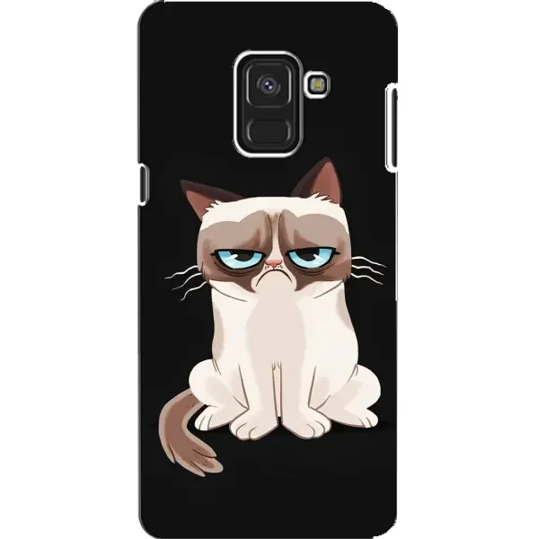 Чохол з принтом «Сумний кіт» для Samsung Galaxy A8 2018 (A530F)