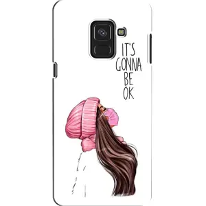 Чехол с печатью для Samsung A8, A8 2018, A530F - (Мода) (AlphaPrint) (Коронавирус)