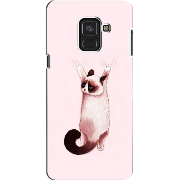 Чехол с принтом «Котик падает» для Samsung Galaxy A8 2018 (A530F) Чехол с принтом «Котик падает» для Samsung Galaxy A8 2018 (A530F)