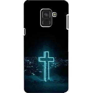 Чехол для Samsung A8, A8 2018, A530F (AlphaPrint) - (Христианские)