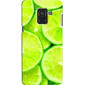 Чохли з фруктами для Samsung A8, A8 2018, A530F (VPrint) (Лайм)