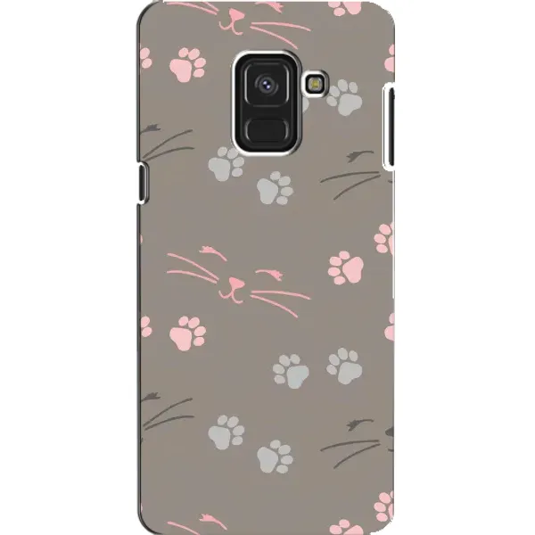 Чехол с принтом «Лапы и усы» для Samsung Galaxy A8 2018 (A530F)