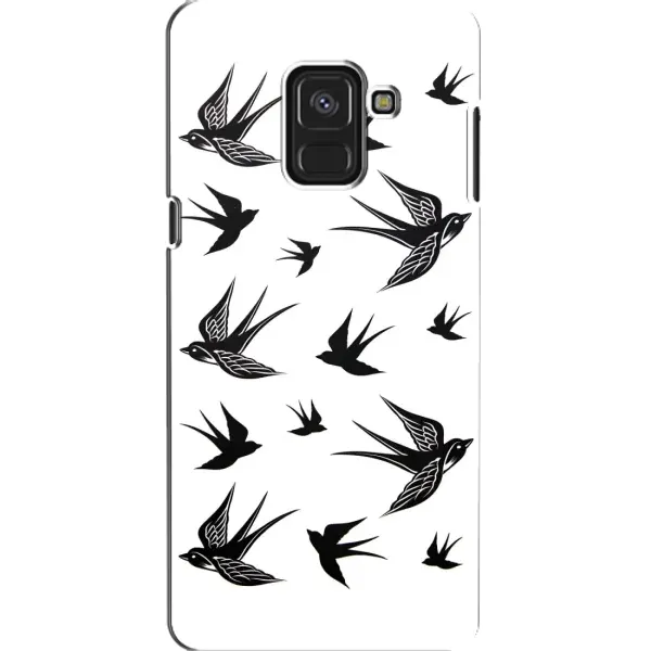 Чехол с принтом «Ласточки» для Samsung Galaxy A8 2018 (A530F)