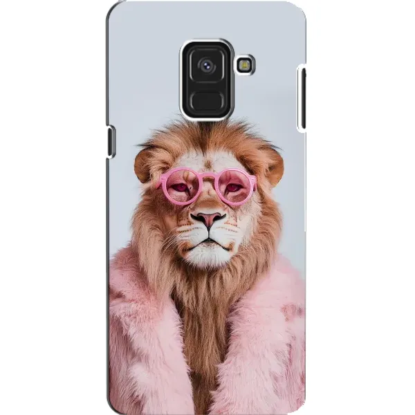 Чехол с принтом «Лев в очках» для Samsung Galaxy A8 2018 (A530F)