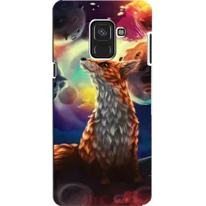 Чохли з картинкою Лисичка для Samsung A8, A8 2018, A530F (VPrint) (Лисичка в космосі)