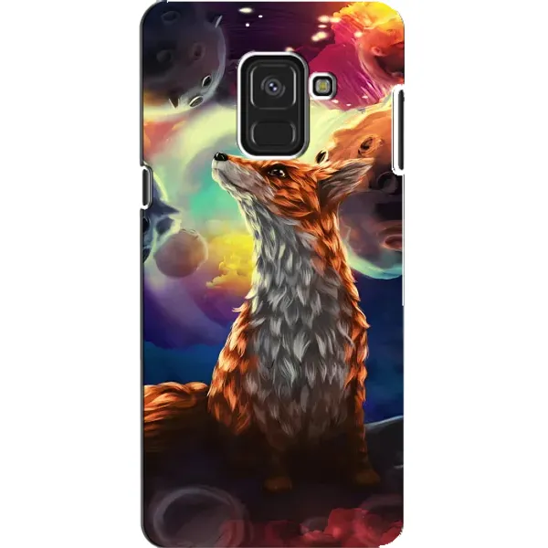 Чехол с принтом «Лисица в космосе» для Samsung Galaxy A8 2018 (A530F)
