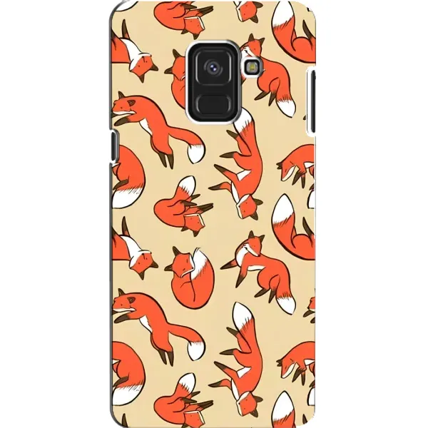 Чехол с принтом «Лисички» для Samsung Galaxy A8 2018 (A530F)