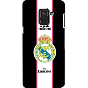 ФК Реал Мадрид чехлы для Samsung A8, A8 2018, A530F (AlphaPrint) (лого Real Madrid)
