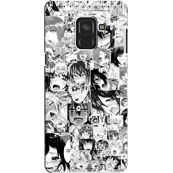 Чехол с принтом «Ahegao manga» для Samsung Galaxy A8 2018 (A530F)