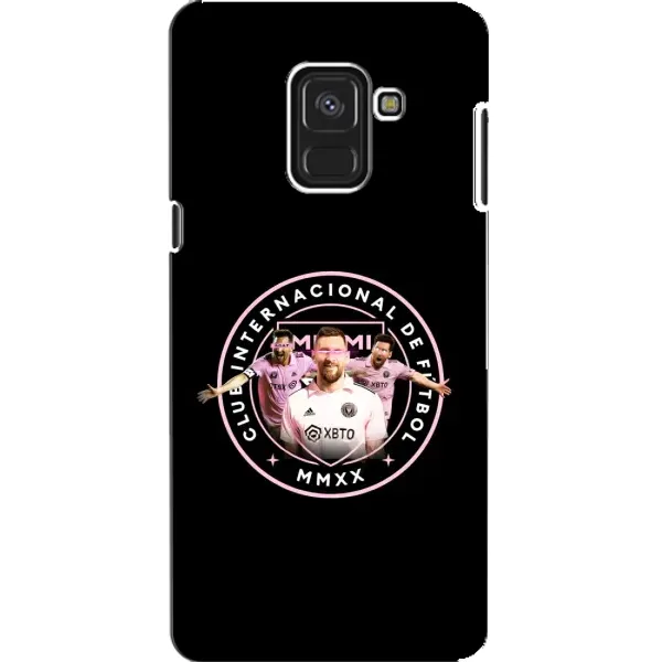 Чохол з принтом «Мессі в лого» для Samsung Galaxy A8 2018 (A530F)