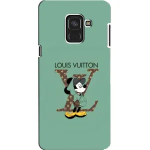 Чехлы Луи Витон для Samsung A8, A8 2018, A530F (AlphaPrint - LOUIS VUITTON) (Микки Маус LV)