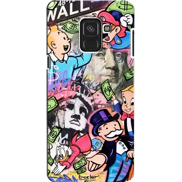 Чехол с принтом «Monopoly man» для Samsung Galaxy A8 2018 (A530F)