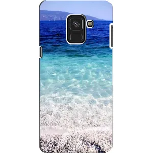 Силіконовий чохол з КАРТИНКАМИ літо для Samsung A8, A8 2018, A530F (AlphaPrint) (Море)