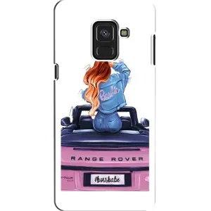 Чехол с печатью для Samsung A8, A8 2018, A530F - (Мода) (AlphaPrint) (На машине)