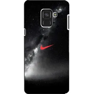Чехол для Samsung A8, A8 2018, A530F - с принтом Найк (AlphaPrint) (Найк красный)