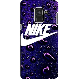 Чехол для Samsung A8, A8 2018, A530F - с принтом Найк (AlphaPrint) (Найк принт)