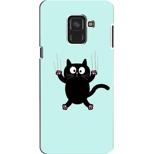 Чохол з принтом «Падаючий кіт» для Samsung Galaxy A8 2018 (A530F)