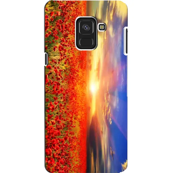 Чехол с принтом «Поле тюльпанов» для Samsung Galaxy A8 2018 (A530F)