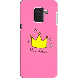 Чехол с картинкой (Стильные) для «Самсунг» А8, А8 2018, А530Ф - (AlphaPrint) (Princess)