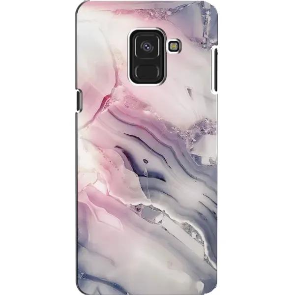 Чехол с принтом «Пурпурный Мрамор» для Samsung Galaxy A8 2018 (A530F)
