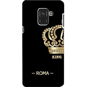 Чехлы для Samsung A8, A8 2018, A530F (VPrint) - Футбольные клубы (Roma)