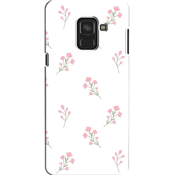 Чохол з принтом «Рожеві квіти» для Samsung Galaxy A8 2018 (A530F)