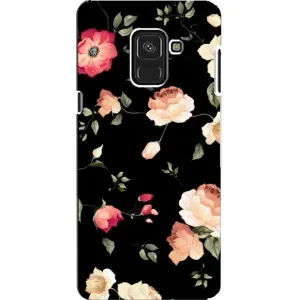 Чохли з квітами для Samsung A8, A8 2018, A530F (VPrint) (Трояндочки)